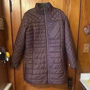 Patagonia Radalie Parka XL long Chocolate mauve NWOT